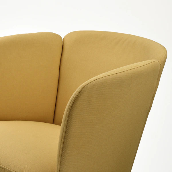 IKEA HERRÅKRA Armchair, Diseröd dark yellow