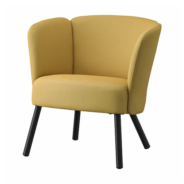 IKEA HERRÅKRA Armchair, Diseröd dark yellow