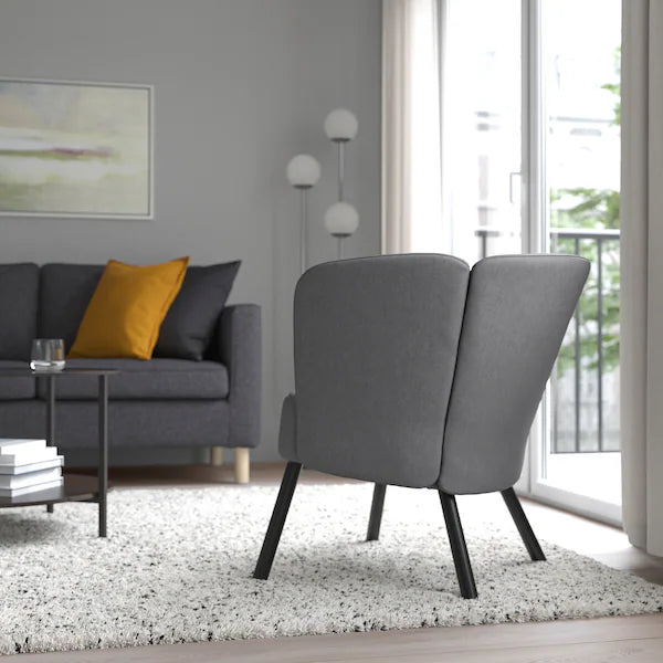 IKEA HERRÅKRA Armchair, Vissle gray