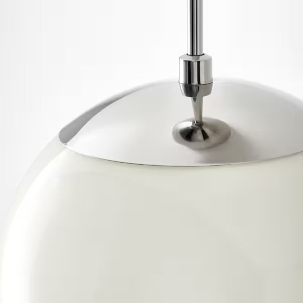 IKEA HÖLJES Pendant lamp, white, 10 "