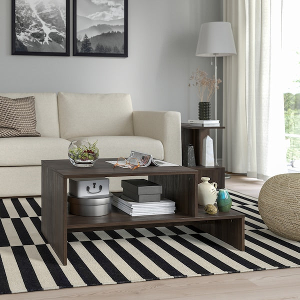 IKEA HOLMERUD Coffee table, dark brown, 35 3/8x21 5/8 "
