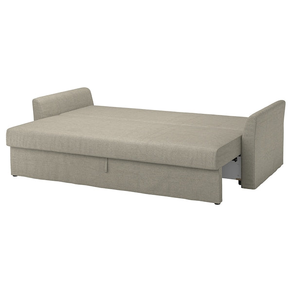 IKEA HOLMSUND 3-seat sleeper sofa, Borgunda beige