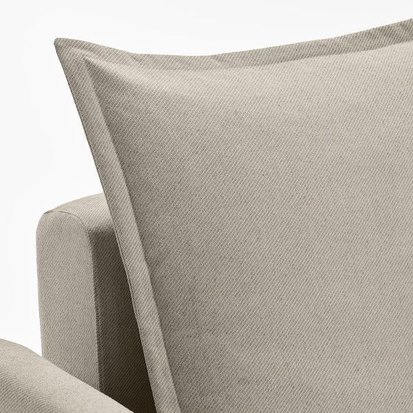 IKEA HOLMSUND 3-seat sleeper sofa, Borgunda beige