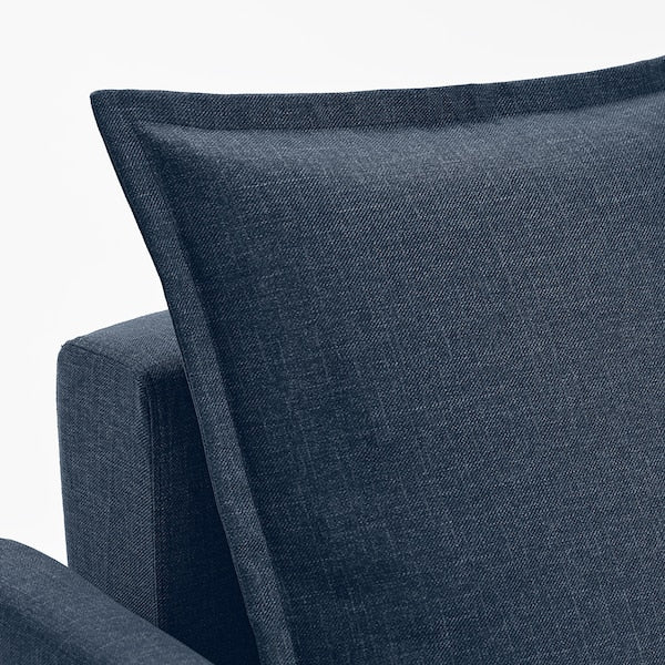 IKEA HOLMSUND 3-seat sleeper sofa, Kilanda dark blue