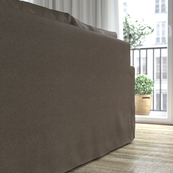 IKEA HYLTARP Sleeper sofa, Gransel gray-brown