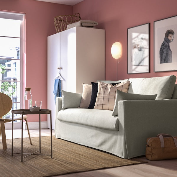 IKEA HYLTARP Sleeper sofa, Gransel natural