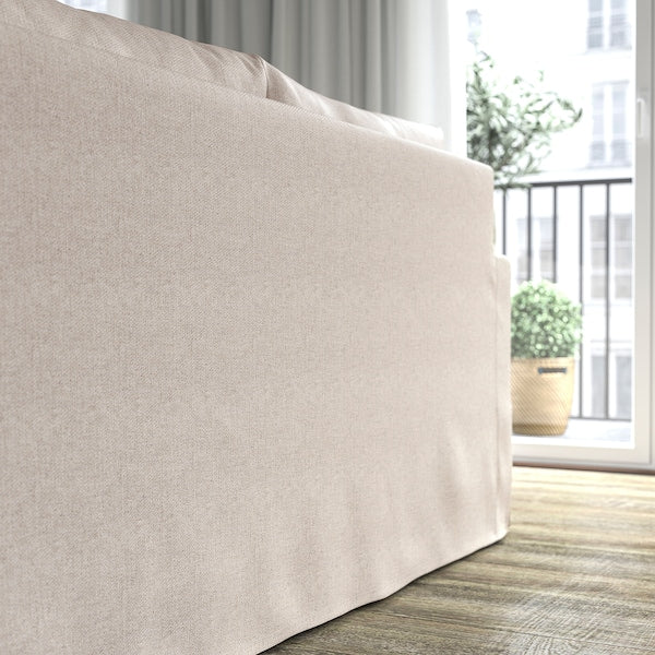 IKEA HYLTARP Sleeper sofa, Gransel natural