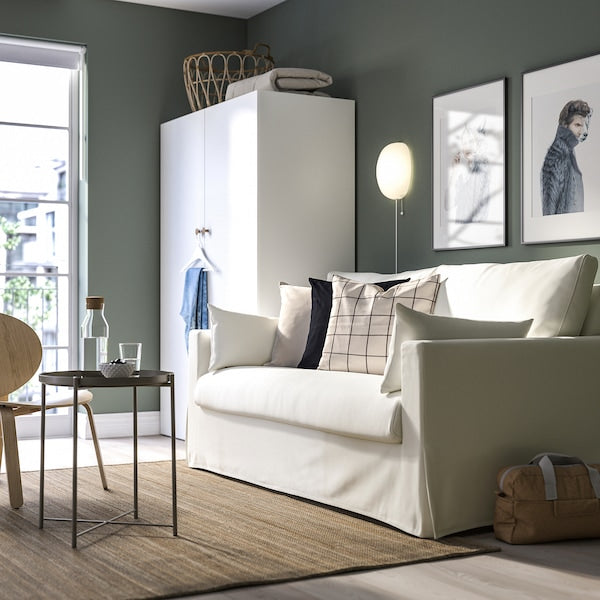 IKEA HYLTARP Sleeper sofa, Hallarp white