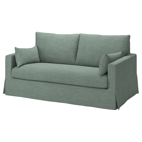 IKEA HYLTARP Sleeper sofa, Hemmesta gray-green