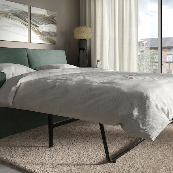 IKEA HYLTARP Sleeper sofa, Hemmesta gray-green