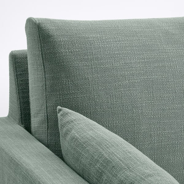 IKEA HYLTARP Sleeper sofa, Hemmesta gray-green