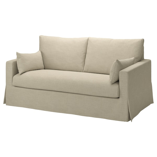 IKEA HYLTARP Sleeper sofa, Hemmesta light beige