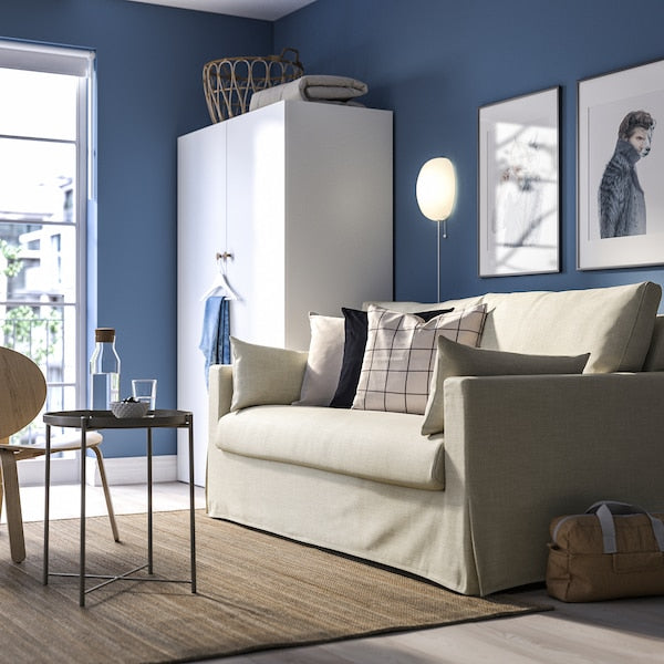 IKEA HYLTARP Sleeper sofa, Hemmesta light beige