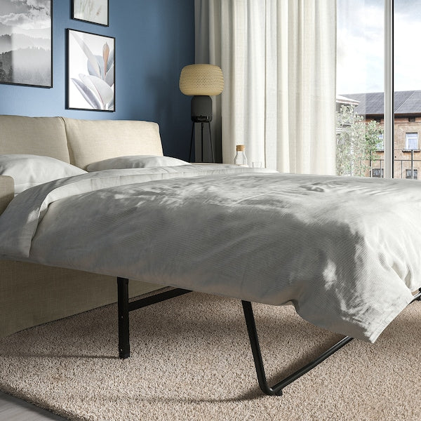 IKEA HYLTARP Sleeper sofa, Hemmesta light beige