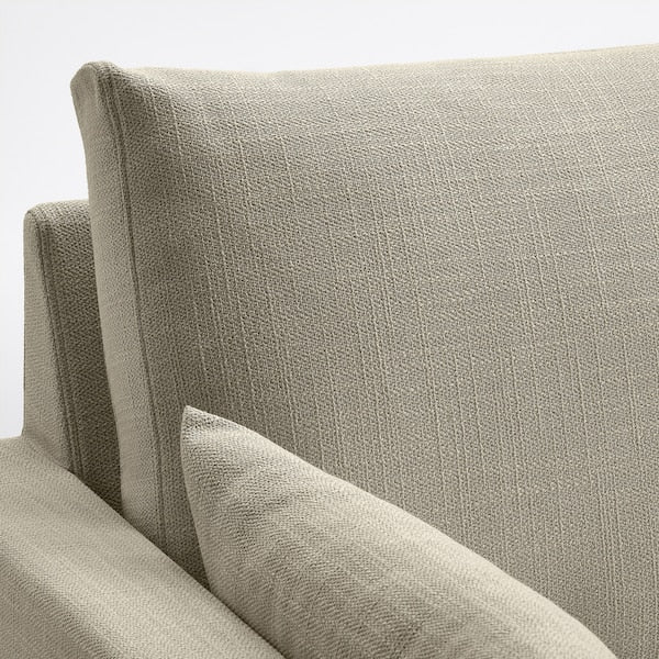 IKEA HYLTARP Sleeper sofa, Hemmesta light beige