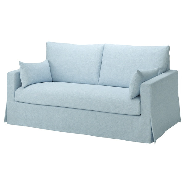 IKEA HYLTARP Sleeper sofa, Kilanda pale blue