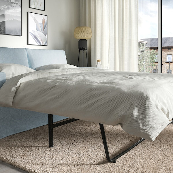 IKEA HYLTARP Sleeper sofa, Kilanda pale blue