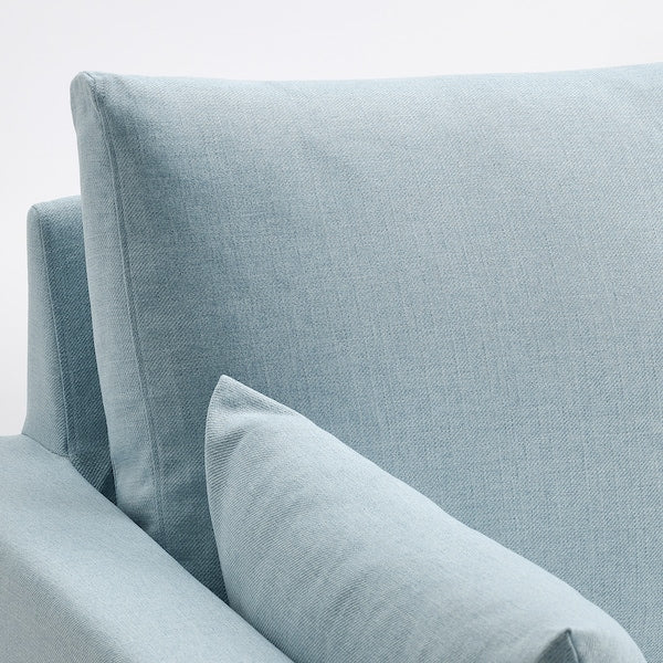 IKEA HYLTARP Sleeper sofa, Kilanda pale blue