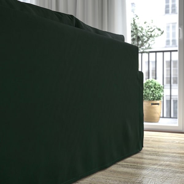 IKEA HYLTARP Sleeper sofa, Tallmyra dark green