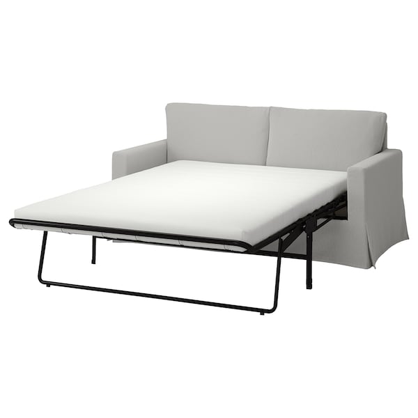 IKEA HYLTARP Sleeper sofa, Tallmyra white/black