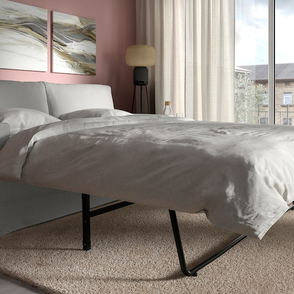IKEA HYLTARP Sleeper sofa, Tallmyra white/black