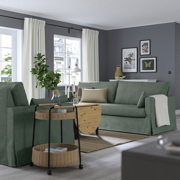 IKEA HYLTARP Sofa, Hemmesta gray-green
