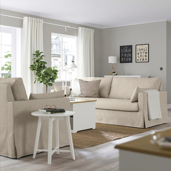 IKEA HYLTARP Sofa, Hemmesta light beige