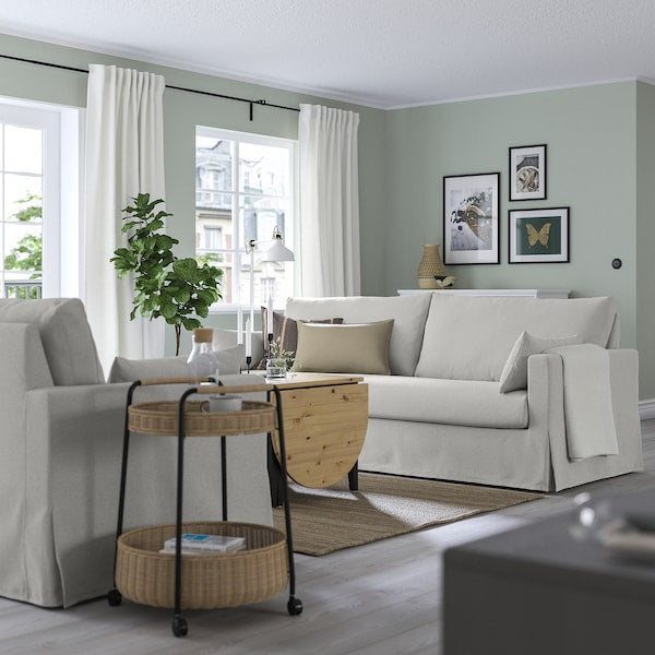 IKEA HYLTARP Sofa, Tallmyra white/black