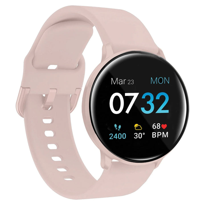 iTouch Sport 3 Smart Watch & Fitness Tracker, for Women and Men, (43mm), Blush Strap