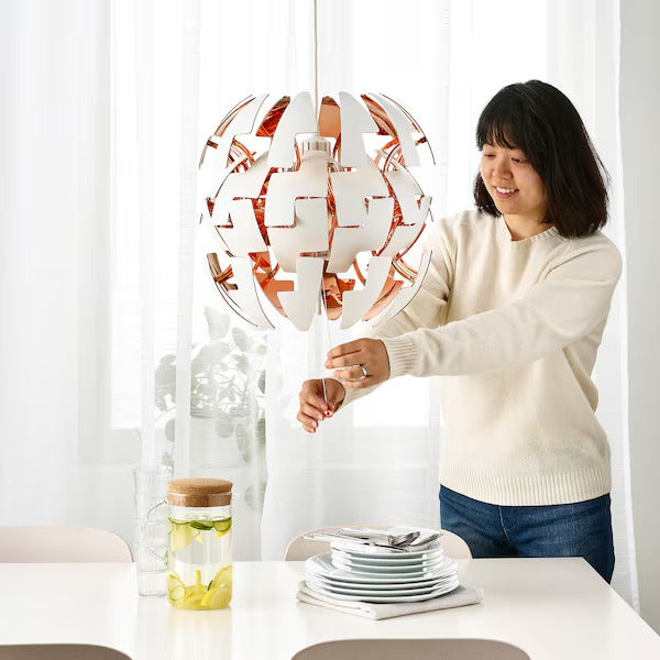 IKEA PS 2014 Pendant lamp, white/copper color, 14 "