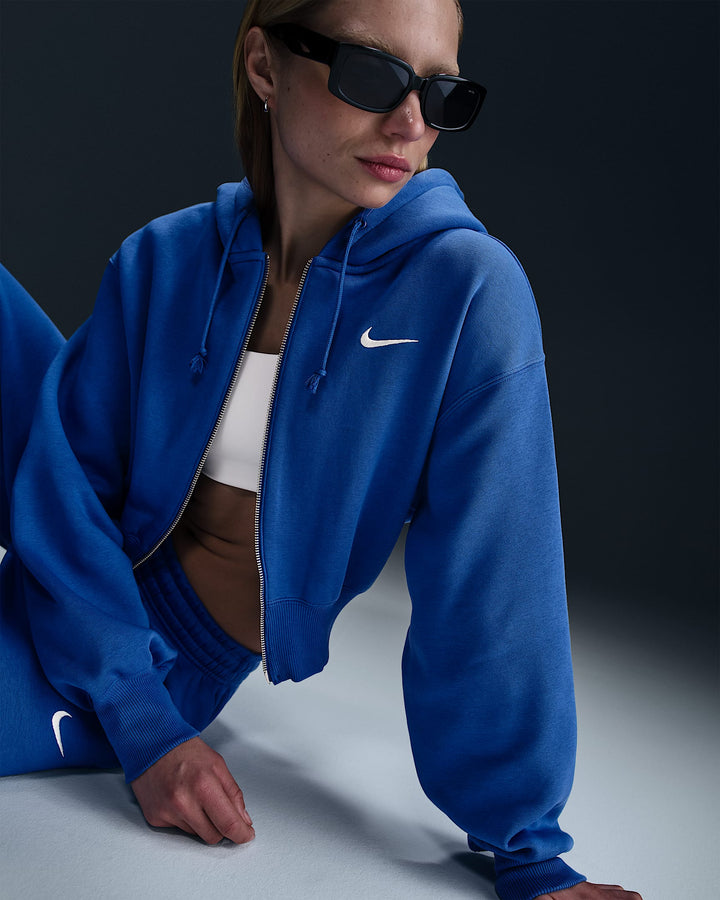 Nike Sportswear Phoenix Fleece Women's Loose Cropped Full-Zip Hoodie