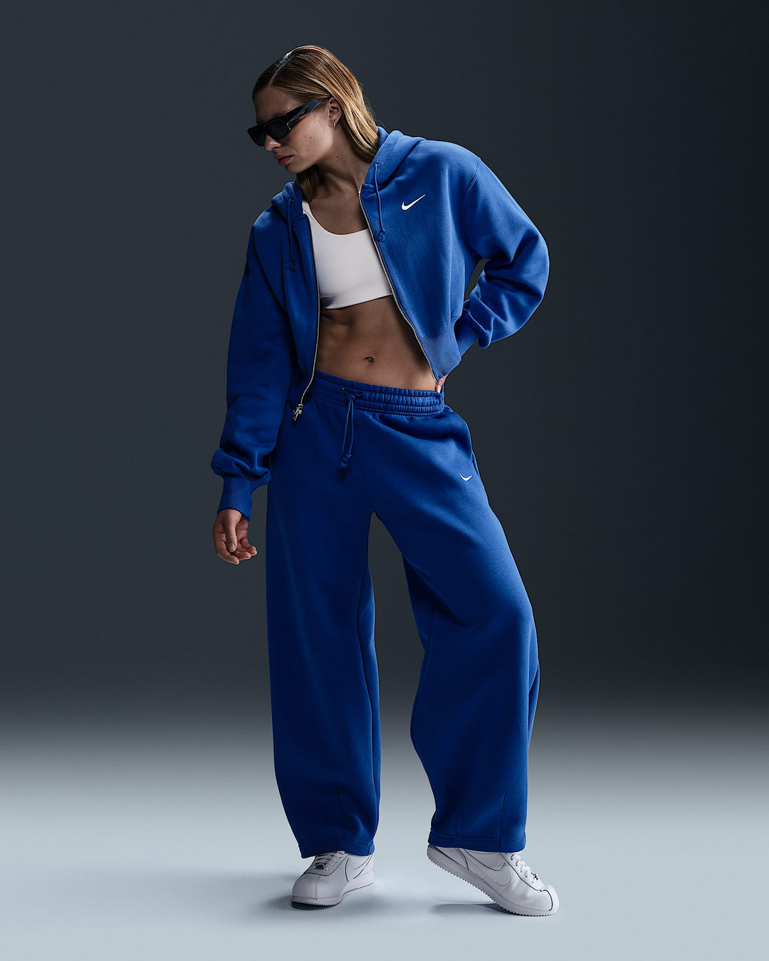 Nike Sportswear Phoenix Fleece Women's Loose Cropped Full-Zip Hoodie