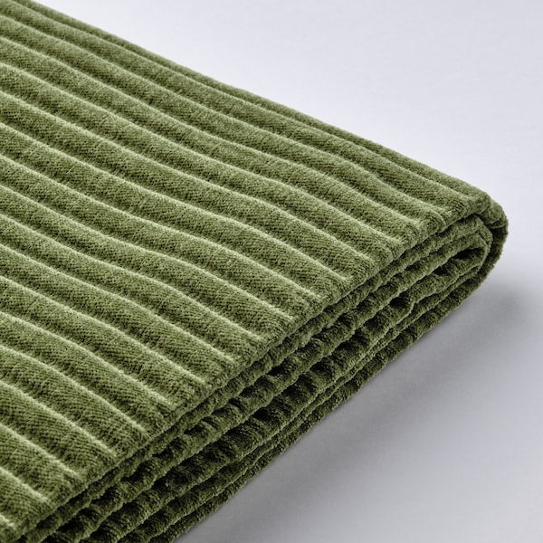 IKEA JÄTTEBO 3.5-seat mod sofa w chaise, Samsala dark yellow-green