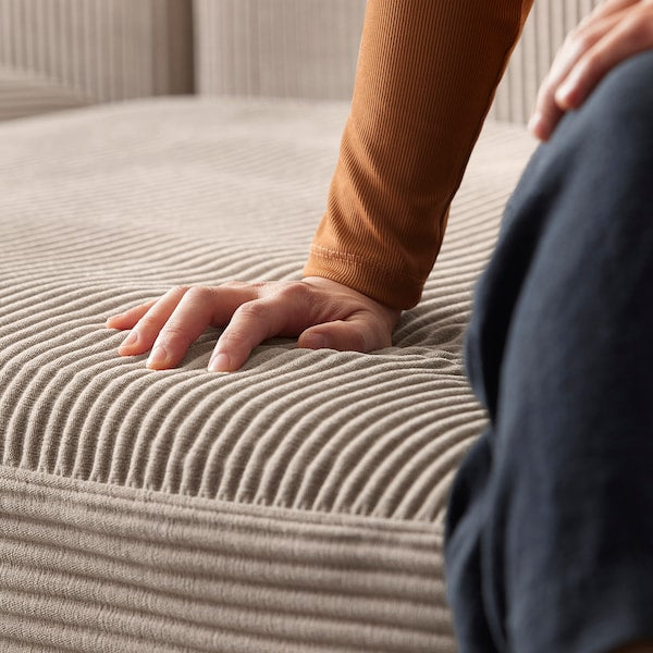 IKEA JÄTTEBO 3.5-seat mod sofa w chaise, Samsala gray-beige