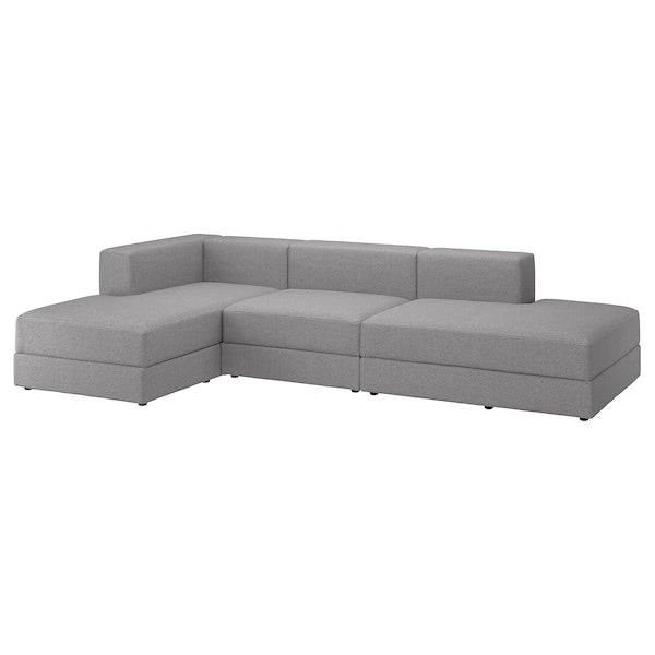 IKEA JÄTTEBO 3.5-seat mod sofa w chaise, Tonerud gray