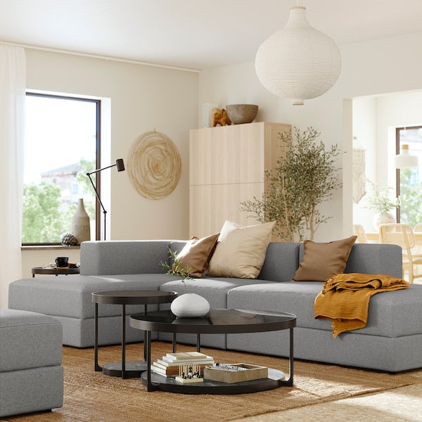 IKEA JÄTTEBO 3.5-seat mod sofa w chaise, Tonerud gray
