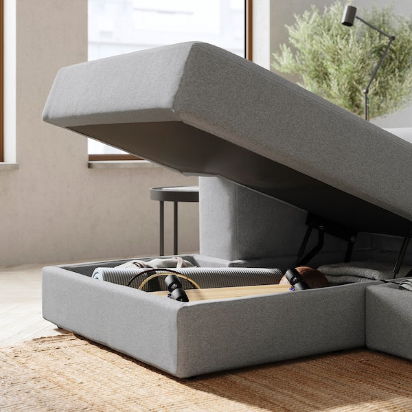 IKEA JÄTTEBO 3.5-seat mod sofa w chaise, Tonerud gray