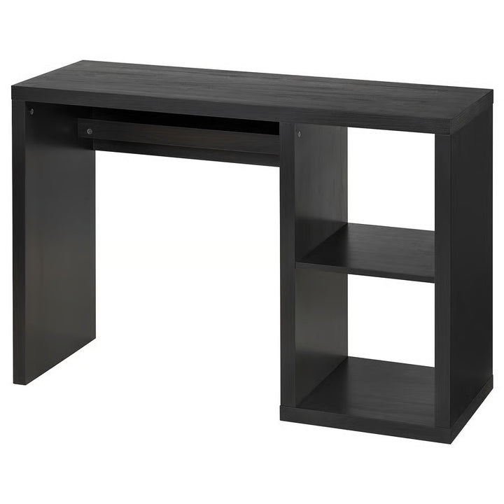 IKEA KALLAX Desk, black-brown, 43 3/4x15 3/8 "