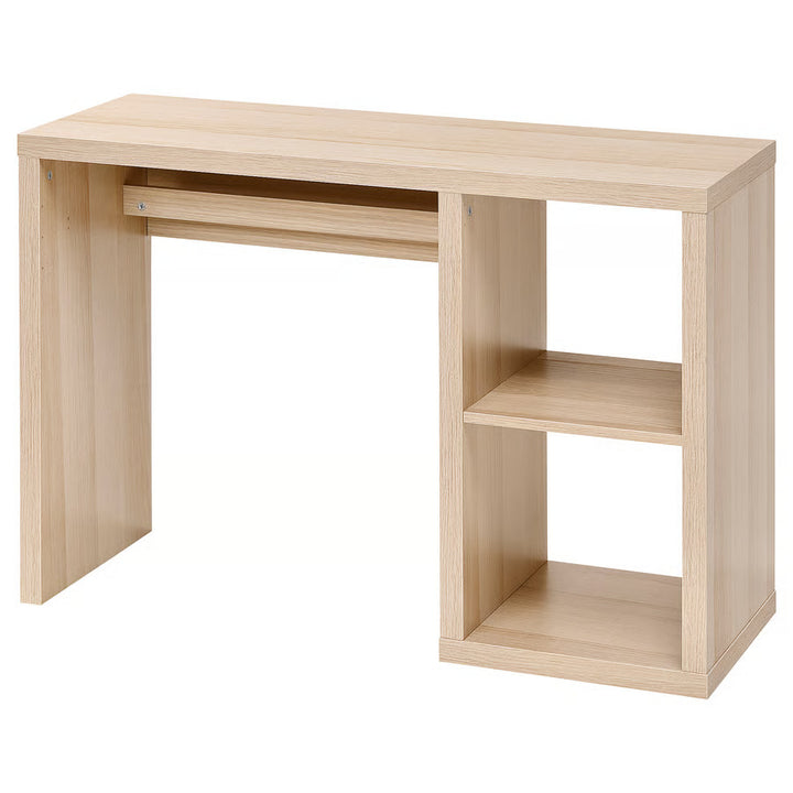 IKEA KALLAX Desk, black-brown, 43 3/4x15 3/8 "