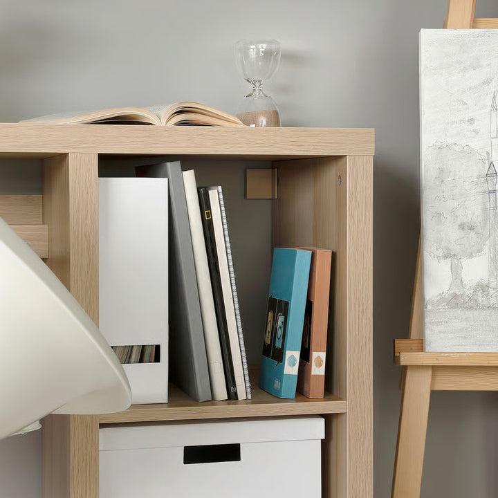 IKEA KALLAX Desk, black-brown, 43 3/4x15 3/8 "