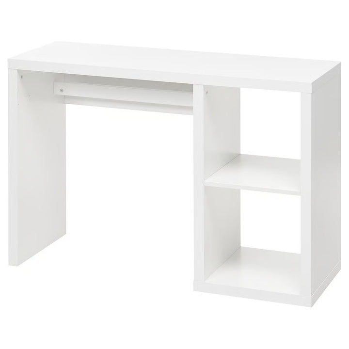 IKEA KALLAX Desk, black-brown, 43 3/4x15 3/8 "