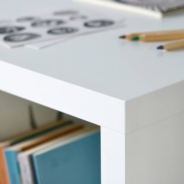 IKEA KALLAX Desk, black-brown, 43 3/4x15 3/8 "