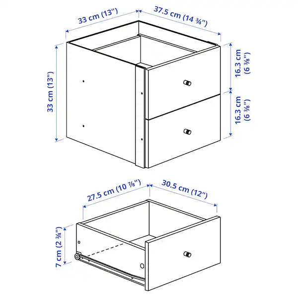 IKEA KALLAX / LACK TV storage combination, white, 88 1/4x15 3/8x57 7/8 "