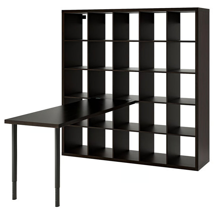IKEA KALLAX / LAGKAPTEN Workstation, 71 5/8x70 1/2x71 5/8 "