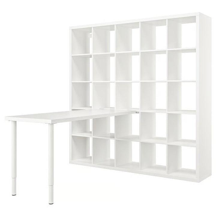IKEA KALLAX / LAGKAPTEN Workstation, 71 5/8x70 1/2x71 5/8 "
