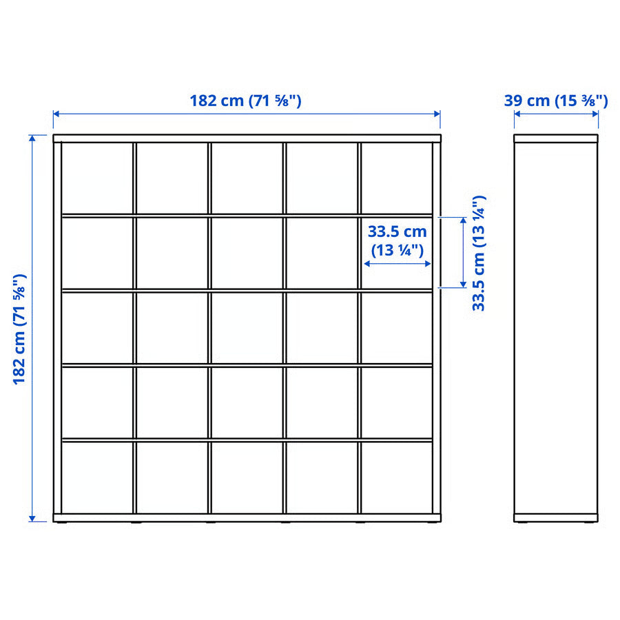 IKEA KALLAX / LAGKAPTEN Workstation, 71 5/8x70 1/2x71 5/8 "