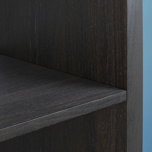 IKEA KALLAX TV unit, black-brown, 57 3/4x23 1/2 "
