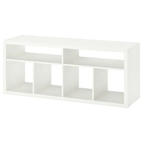 IKEA KALLAX TV unit, white, 57 3/4x23 1/2 "