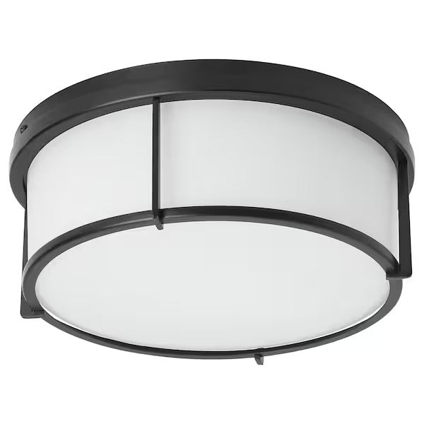 IKEA KATTARP Ceiling lamp, glass black