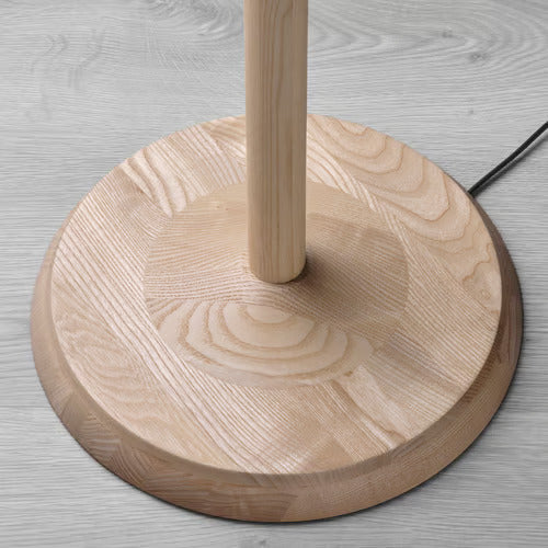 IKEA KINNAHULT Floor lamp, ash/white, 59 "